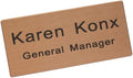 Custom Engraved Name Tag Badge for Business Personalized Metal Identification by Icomecn