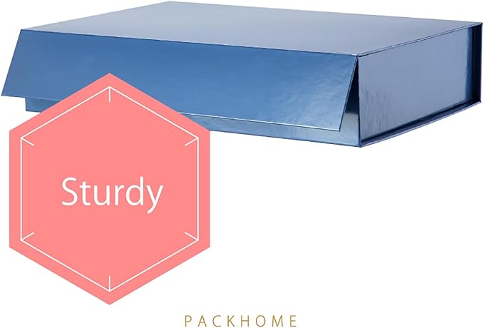 PACKHOME 6 Gift Boxes 11.5x8x2.5 Inches, Sturdy Shirt Boxes - Image 6