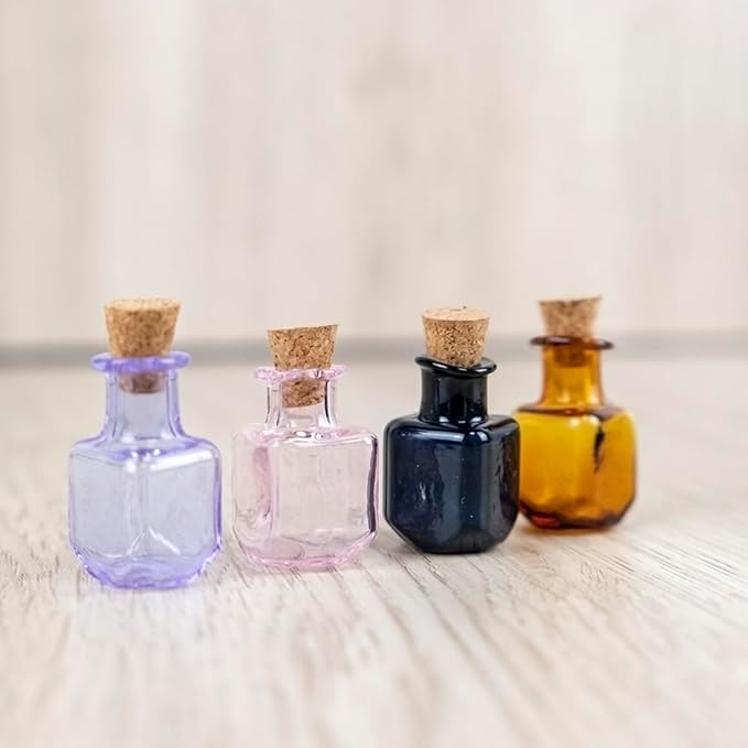 2ml Very Mini Rectangle Glass Color Bottles - Image 5