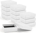Gift Box Necklace Earring Ring Box Gift Box, 12 Pieces Square Cardboard Jewelry by Coobbar