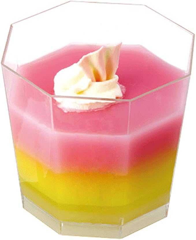 Foraineam 100 Pack 5.4 oz. Clear Plastic Dessert Cups - Image 8