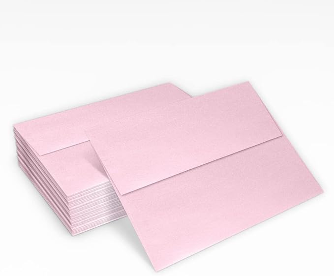 LUXPaper A7 Invitation Envelopes | Peel & Press | 5 1/4" x 7 1/4" | Rose Quartz - Image 5