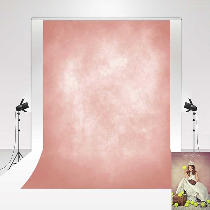 Kate Pink Backdrop Abstract Texture Portrait Photography Backgrounds Photo by KateBackdropforPhotography