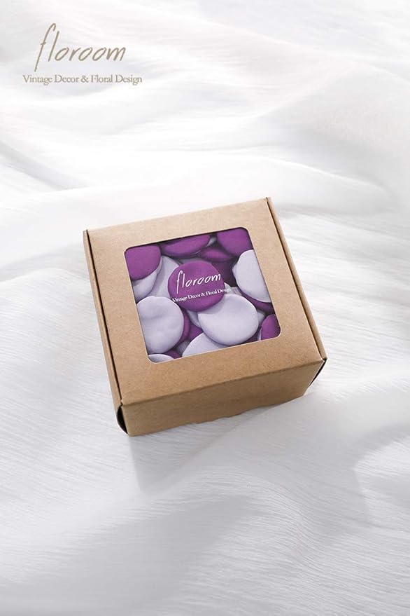 Floroom 300pcs Rose Petals Purple Lilac Fake Faux Silk Flower Petals - Image 7