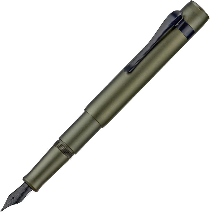 Hongdian M2 Black Forest Mini Fountain Pen, Long Blade Nib & Sleek Shape - Image 2