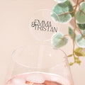 Personalized Wedding Drink Stirrers, Custom Anniversary Stir Swizzle Sticks by Lullbabymall