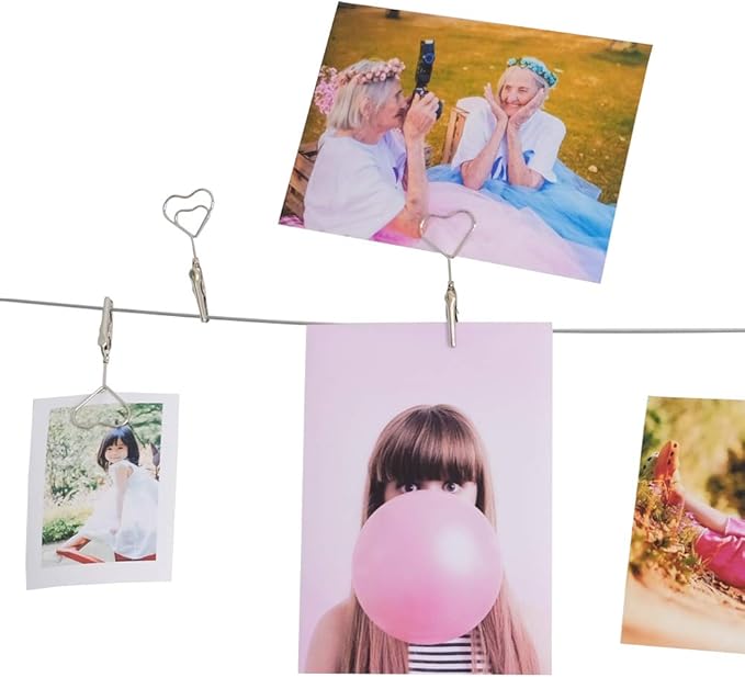 Multi-Purpose Steel Wall Hanging Photo Display Cable Wire Rod - Image 5