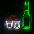 Korean Soju Neon Sign, Wall Decor by BELISAMA