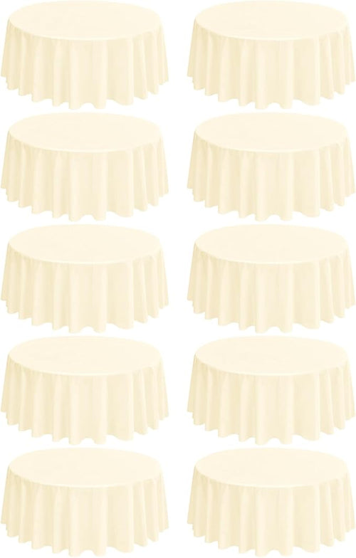 10 Pack Round Tablecloths by REWOMC