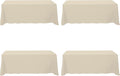 BRILLMAX 4 Pack Beige Tablecloths by BRILLMAX