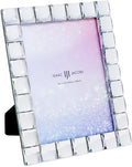 Isaac Jacobs Decorative Sparkling Clear Jewel Picture Frame, Photo Display & by IsaacJacobs