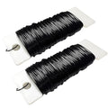 76Yards 22Gauge Black Metal Floral Wire Flexible Paddle Florist Garden Wire by Unknown