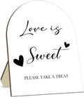 Love is Sweet Please Take A Treat, Dessert Table Sign, Minimalist Bridal Shower by CelebrateEveryMoment