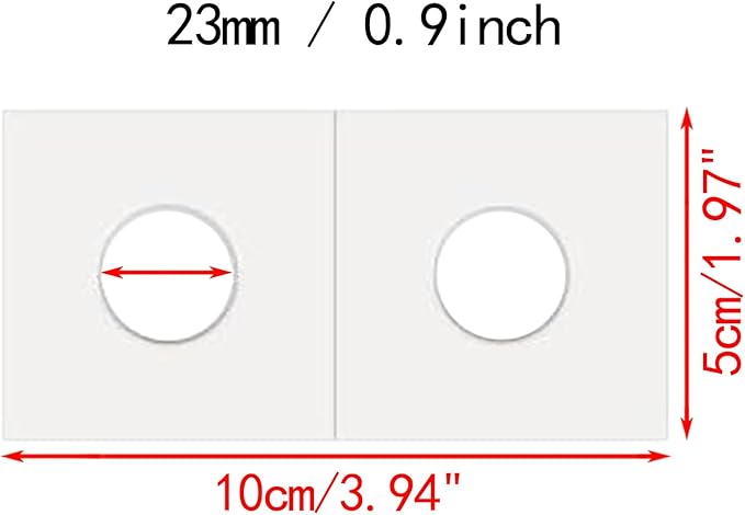 200 PCS Premium Cardboard Coin Flips 2 x 2 inch Coin Collection Supplies - Image 5