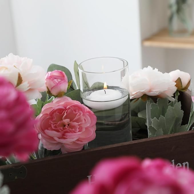 Set of 4 Pcs Glass Cylinder Vases - Image 4