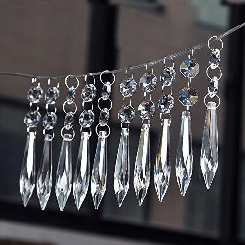 H&D 10pcs 63mm Chandelier Crystals Ornament - Image 9