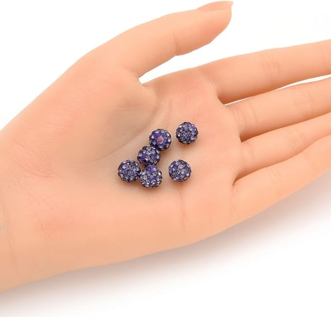25pcs Adabele Grade A Suncatcher Crystal Rhinestone Pave Loose Beads 8mm - Image 2