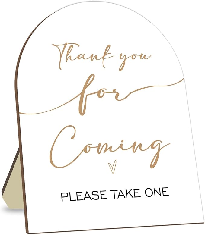 Thank You Sign for Guests, Bridal Shower Baby Shower Decoration Sign, Thank You by CelebrateEveryMoment