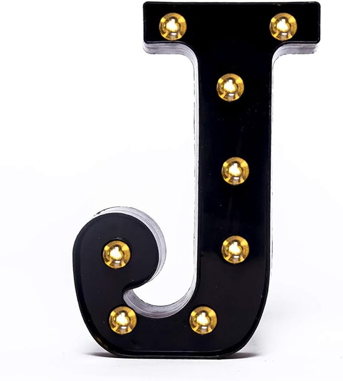 Foaky Black LED Marquee Number Lights Sign Light Up Marquee Number Lights Sign by Foaky