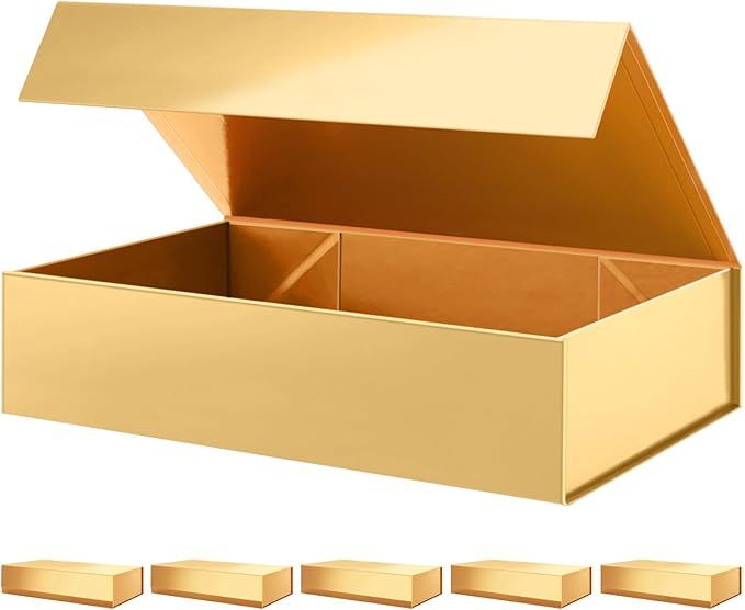 PACKHOME 6 Extra Large Gift Boxes 17.5x11.3x4.3 Inches, Sturdy Shirt Boxes by PACKHOME