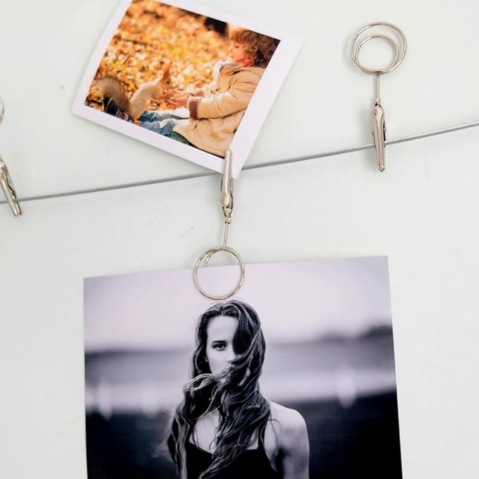 Multi-Purpose Steel Wall Hanging Photo Display Cable Wire Rod - Image 4