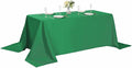 Rectangle Tablecloth 90x132 inch Washable Polyester Fabric Table Cloth by Cupuamon