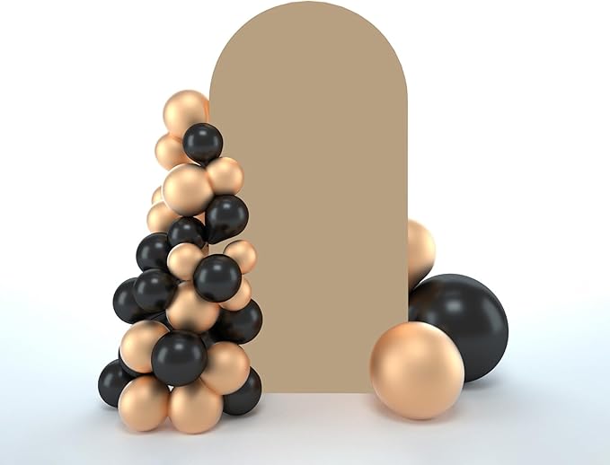bricia Wedding Arch Backdrop Stand Cover, 5FT Double Sided Stretchy Arch Cover by bricia