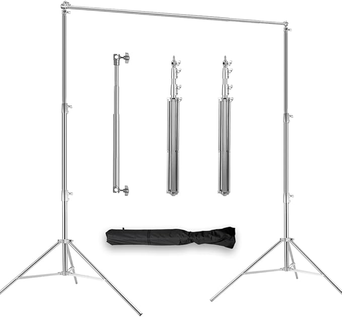 Stainless Steel Backdrop Stand 9.5ftx10ft Photo Stand by ITOTIN