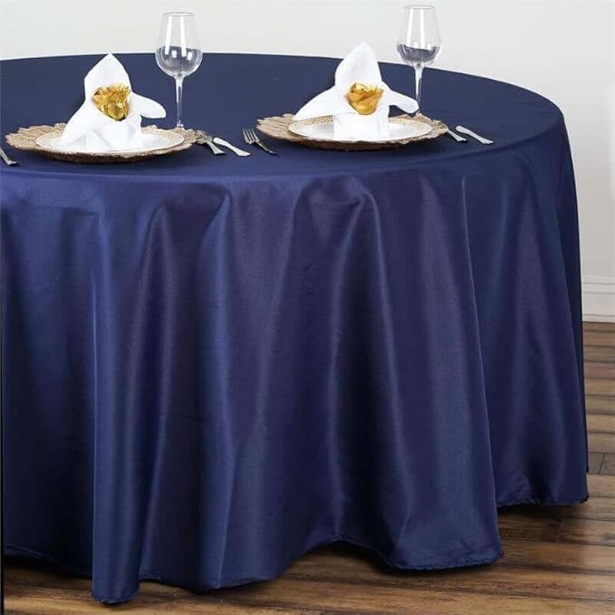 Efavormart Round Tablecloth, 108 Inch Stain & Wrinkle Resistant Washable Table by efavormart