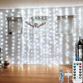 300LED Fairy Curtain Lights, 9.8x9.8Ft Warm White USB Plug in 8 Modes & Timer by Unknown