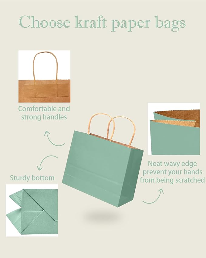qiqee 100PCS Large Gift Bag - Image 3