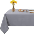 Fitable Rectangle Tablecloth Stain and Wrinkle Resistant Washable Polyester by Fitable