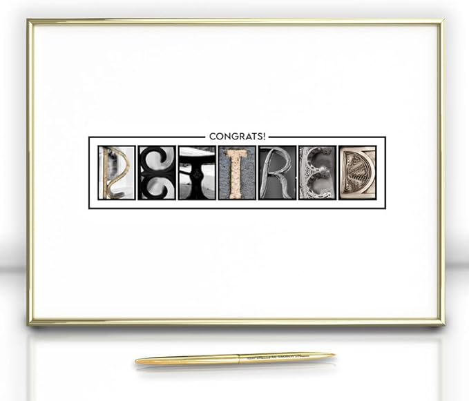 Framed Gold Retirement Decorations Guest Book - Image 2