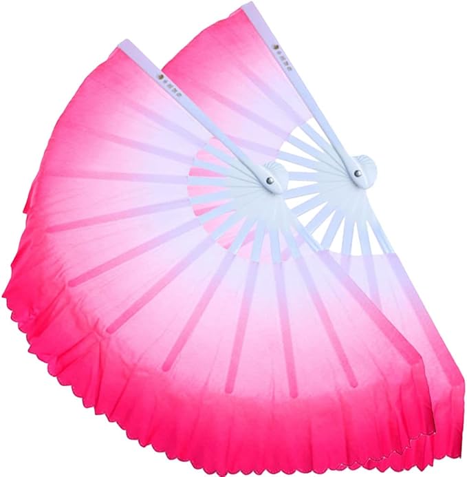 ZooBoo 2Pcs Traditional Chinese Folding Dance Fan by ZOOBOO