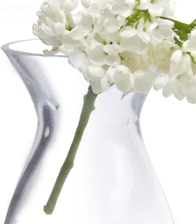 CHIVE ‘George’ Glass Bottle Flower Vases — Set of 6 — Small, Elegant Clear - Image 4