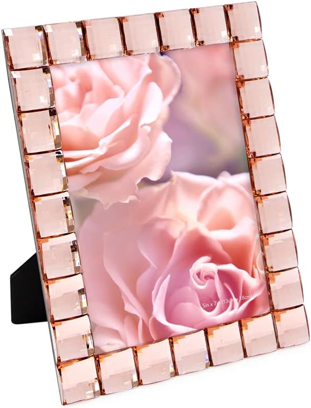 Isaac Jacobs Decorative Sparkling Jewel Picture Frame, Photo Display & Home by IsaacJacobs