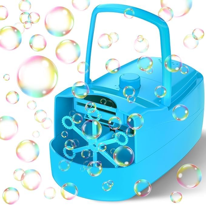 Bubble Machine, 18000+ Bubbles Per Minute Bubble Maker Blower by Sizonjoy