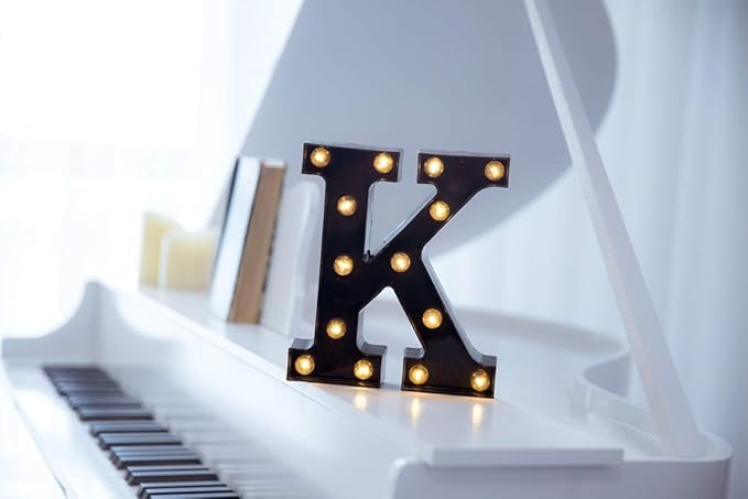 Foaky Black LED Marquee Number Lights Sign Light Up Marquee Number Lights Sign - Image 2