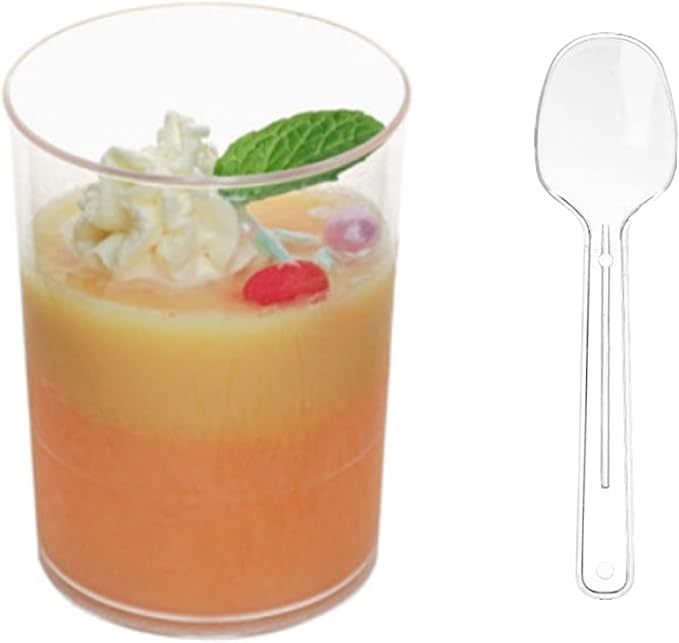 100 Pack Mini Dessert Cups, 3oz Clear Shooter Cups - Image 6