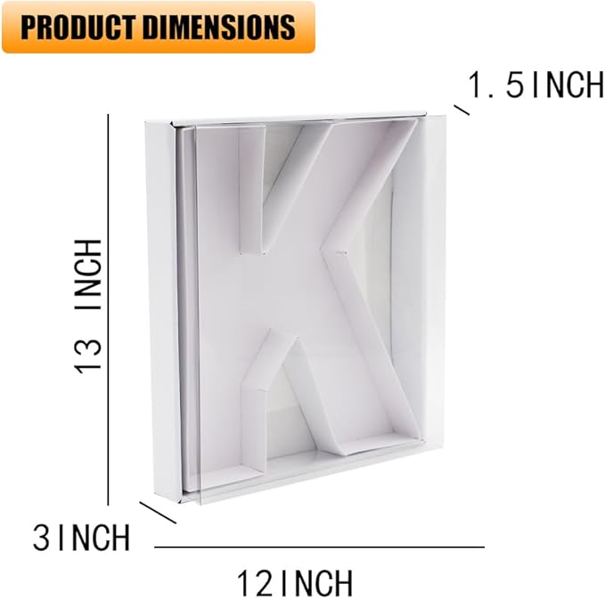 12" Fillable Cardboard Letter Charcuterie Gift Box - Image 2