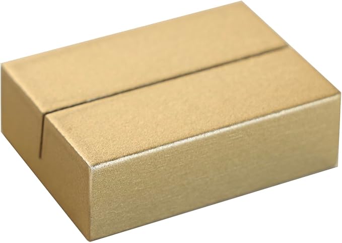 UNIQOOO 12 Pack Gold Birch Wood Stands /1.2mm Slot by UNIQOOO
