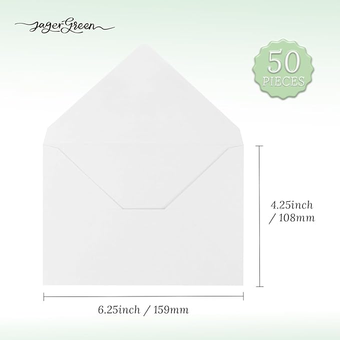 50 Pack 4x6 Envelopes Letter Size, Envelope 4.3x6.3 - Image 6
