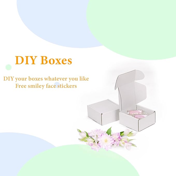 MEBRUDY 4x4x2 Inches Shipping Boxes Pack of 100, Small Corrugated Cardboard Box - Image 7