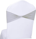 MDS Pack of 150 Spandex Chair Sashes Bows Elastic Stretch Dining Chair Bands by MDS