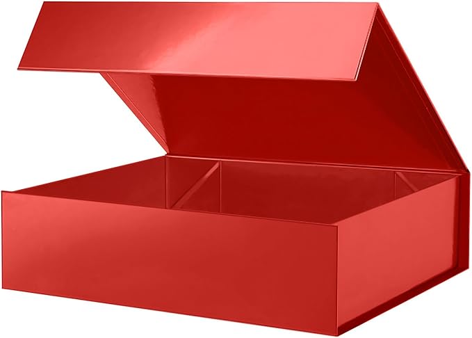 PACKHOME Large Gift Box 13.5x10x3.5 Inches, Sturdy Shirt Box by PACKHOME