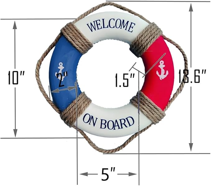 MorroMorn Lifebuoy Wall Hanging Decor - Image 3
