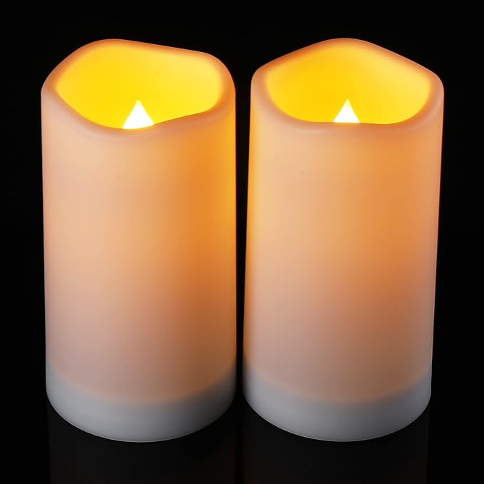 Solar flameless Candles Outdoor Waterproof, Dusk to Dawn Outdoor Lighting - Image 7
