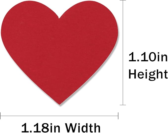 Pink Red Burgundy 300Pcs Paper Heart Confetti Table Decorations Engagement - Image 3