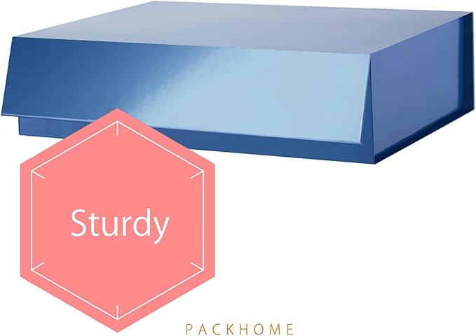 PACKHOME 6 Large Gift Boxes 13.5x10x3.5 Inches, Sturdy Shirt Boxes - Image 6
