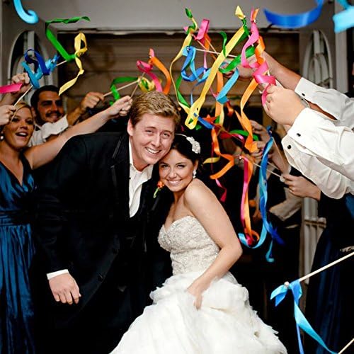 50pcs Ribbon Stick Wands Off White Streamers - Image 6